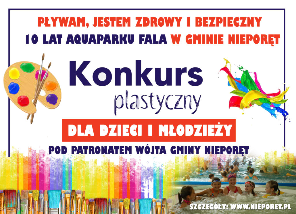 Ikona do artykułu: „Pływam, jestem zdrowy i bezpieczny – 10 lat Aquaparku Fala w gminie Nieporęt”
